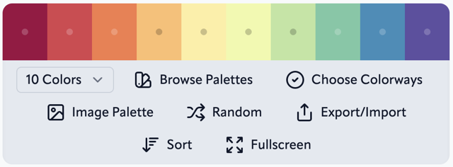 Colors Toolbar